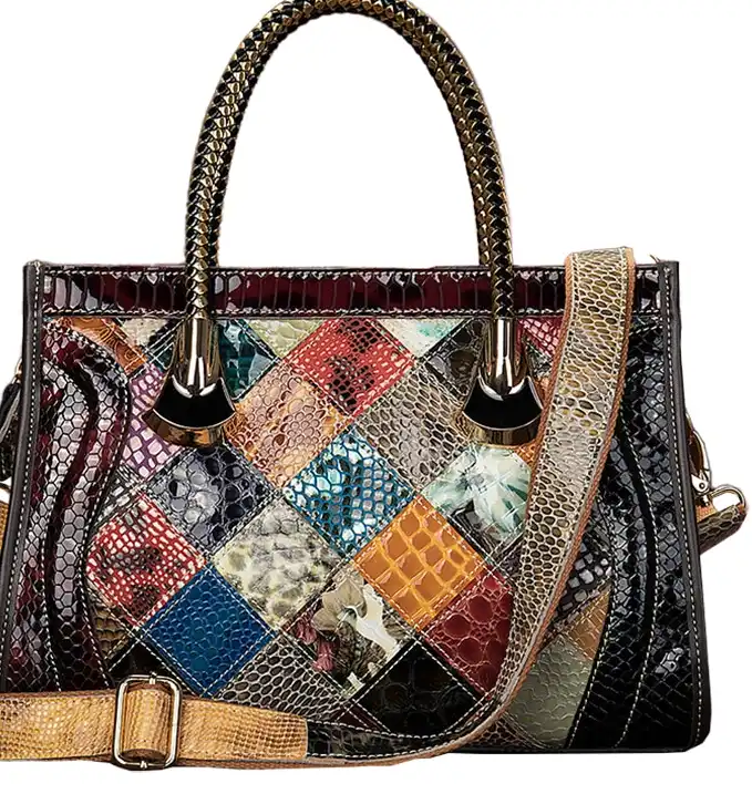 Replica bags Chic- spacious- new women's tote with cool color clash and stylish vibe