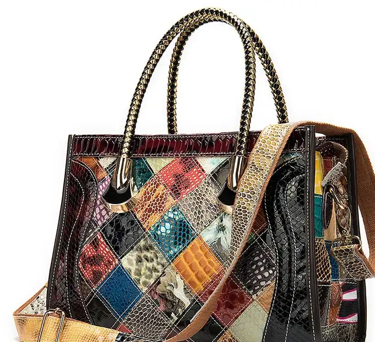 Replica bags Chic- spacious- new women's tote with cool color clash and stylish vibe