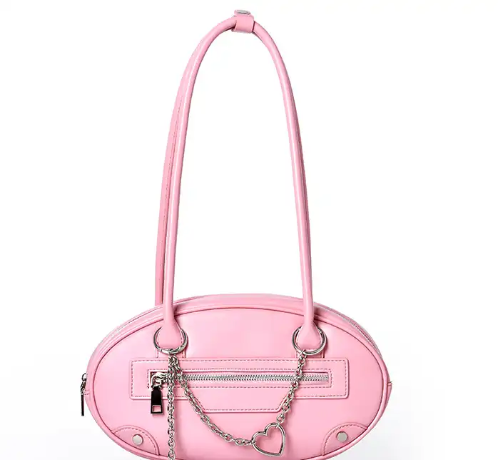 Top lv Chic Oval Shoulder Bag: Fashionable Chain- High-end- Autumn Winter Trend