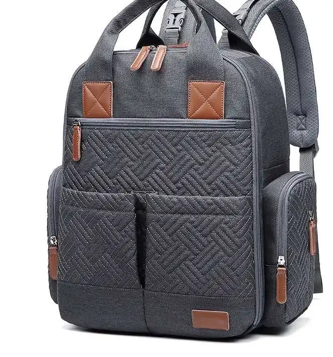 Chic mom bag: spacious- light- portable- embroidered.