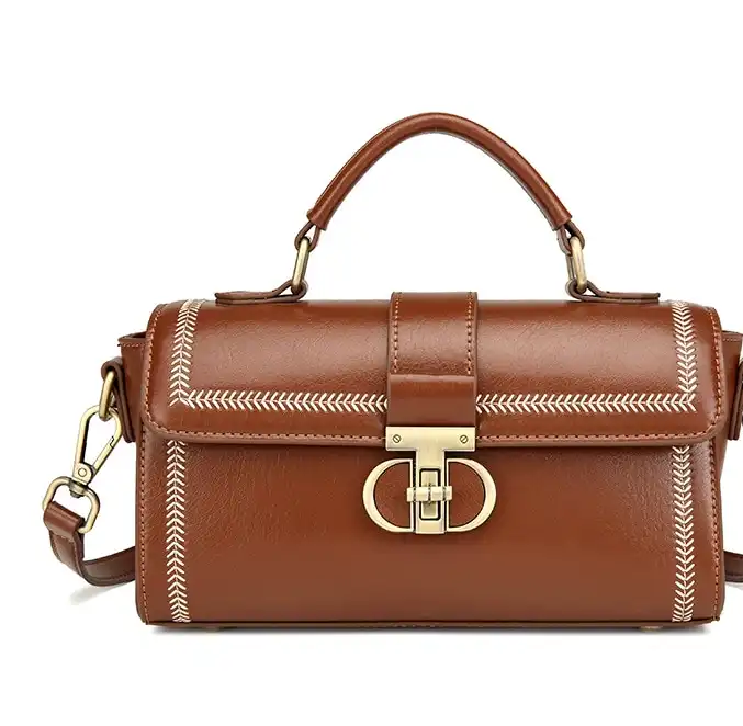 Chic vintage bag- versatile for work- stylish and unique.