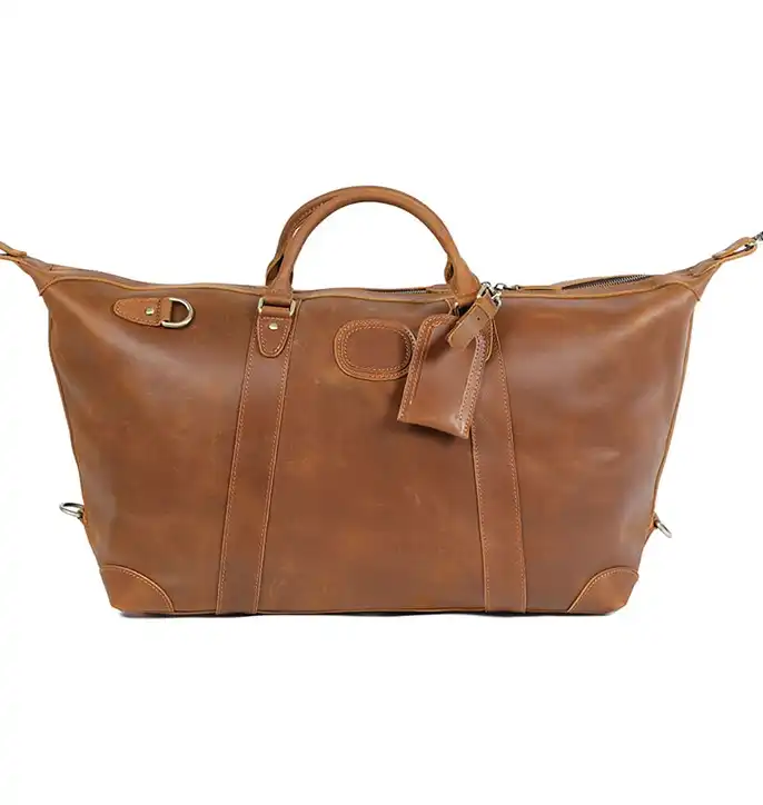 Replica bags Custom Men's Travel Bag with Large Capacity- Leather Business Carry-On