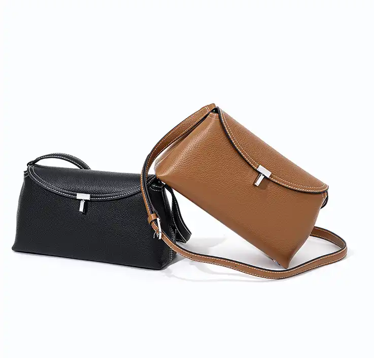 Top lv Flap Business Shoulder Bag - Large Capacity Leather Tote