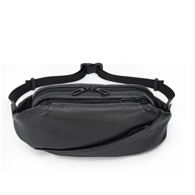 Replica bags lv Genuine Leather Men's Chest Bag - Multi-Functional Crossbody Sling for Outdoor Cycling | Durable Waist and Shoulder Bag