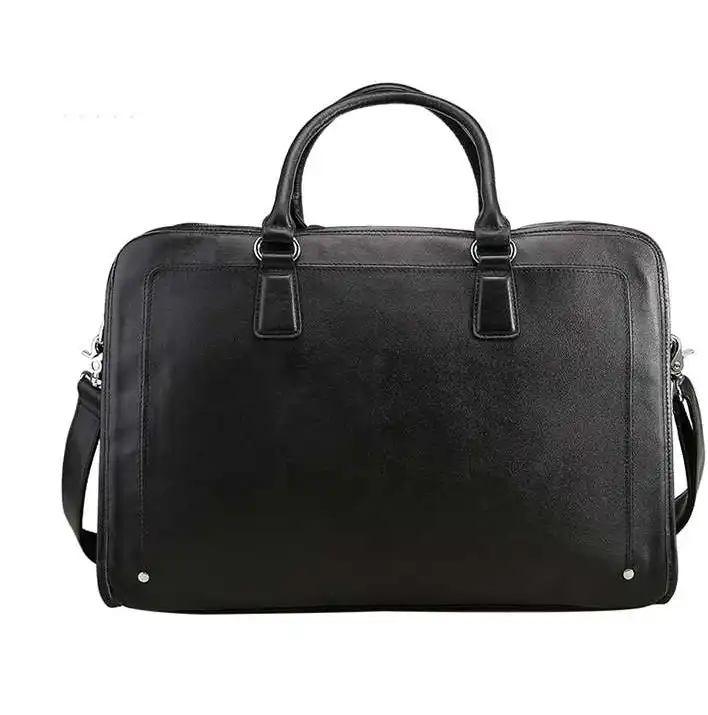 Large Capacity Laptop Shoulder Bag: 17-inch Business Briefcase for Men
