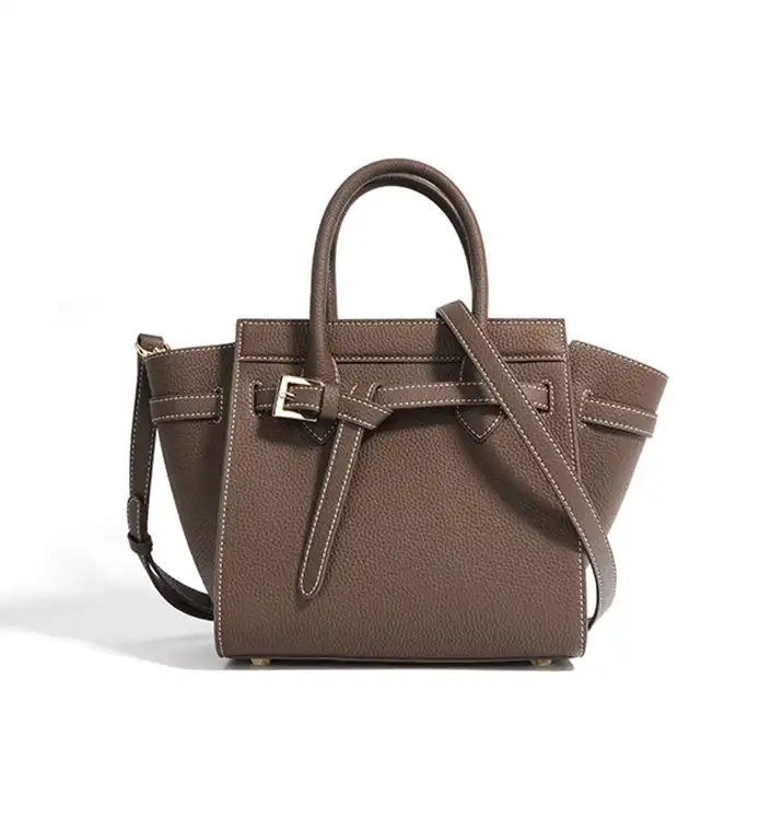 Large Solid Color Tote Bag - Stylish Commuter & Work Bag