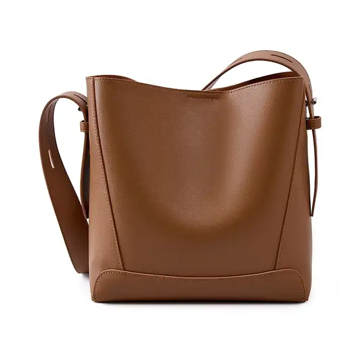 Large spring summer bag- versatile leather crossbody- commuter barrel bag.