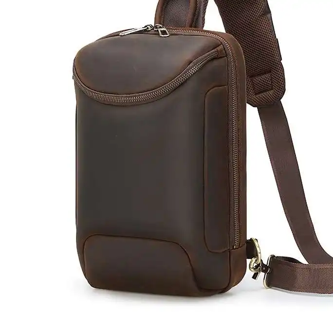 Men's Sports Chest Bag: Outdoor Sling Pack- Large Capacity- Multifunctional
