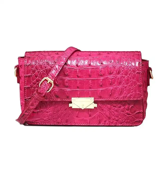 Top lv Multi-color vintage croc shoulder bag