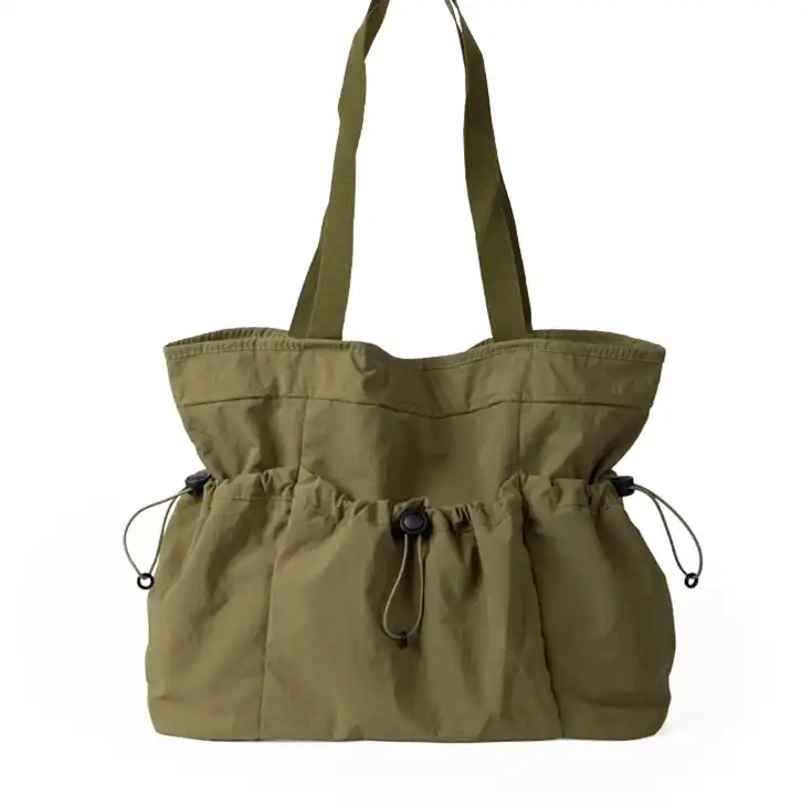 Replica bags New Casual Single-Shoulder Bag For Women - Large- Niche Design- Pleats- Nylon Tote For Commuting.