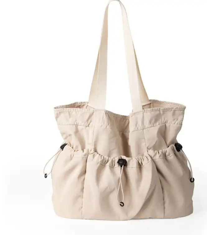 Replica bags New Casual Single-Shoulder Bag For Women - Large- Niche Design- Pleats- Nylon Tote For Commuting.