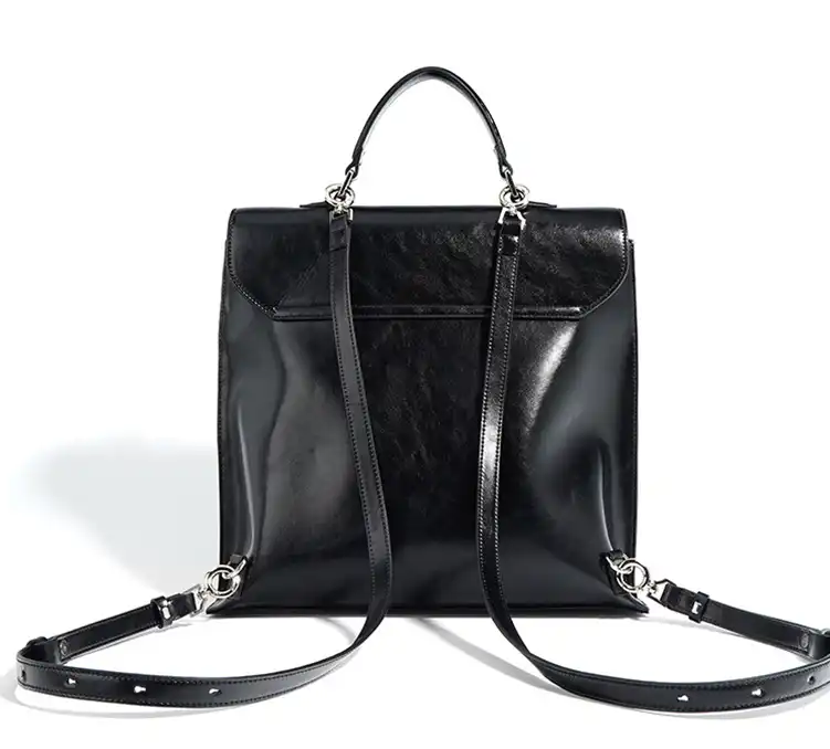 New Fall Winter Genuine Leather Tote & Shoulder Backpack
