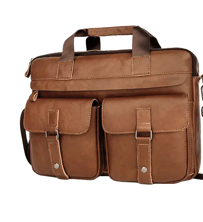 Louis vuitton locations New Laptop Tote Bag- Vintage Leather Crossbody Shoulder Bag for Men- Business Document Bag