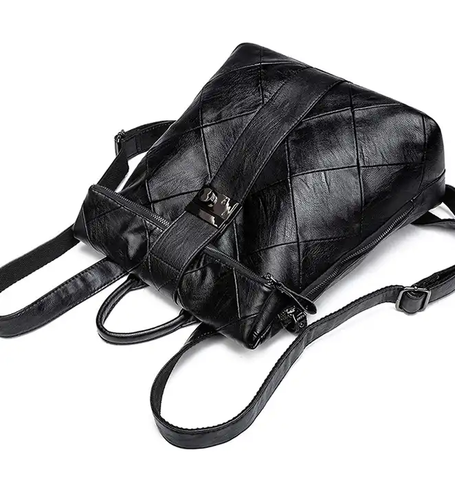 Top lv New Stylish Women's Backpack: Large Travel Bag- Versatile Bookbag