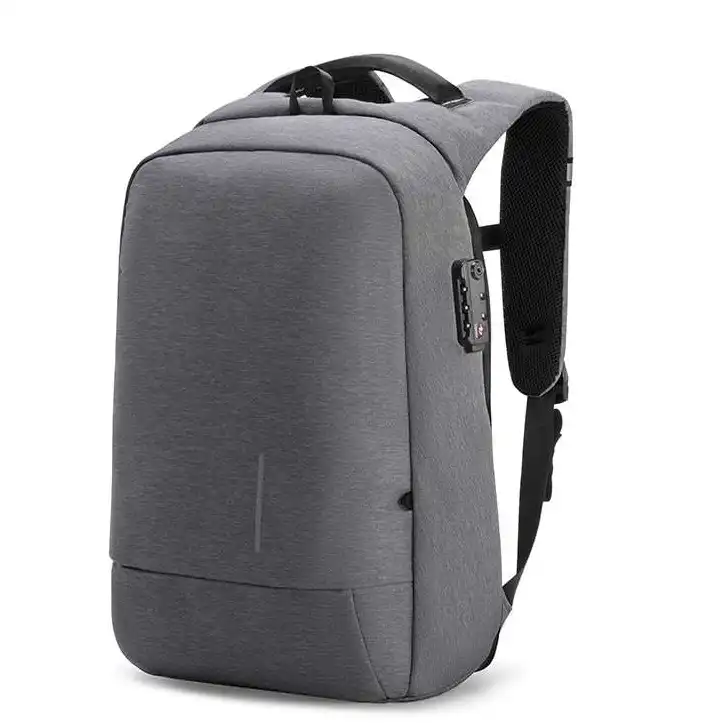 New USB Reflective Laptop Backpack- Lightweight Business Men's Bag