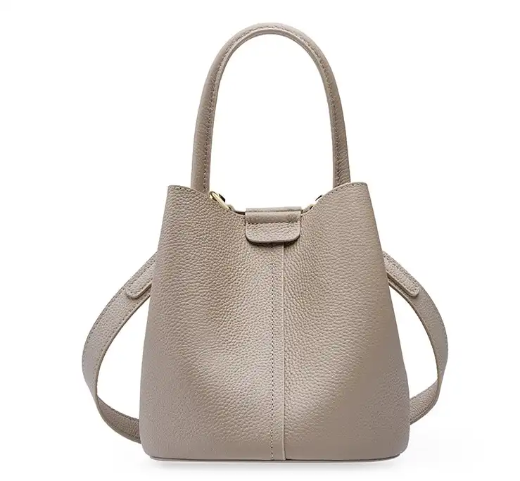 New commuter bag- stylish spring summer leather basket tote- crossbody.