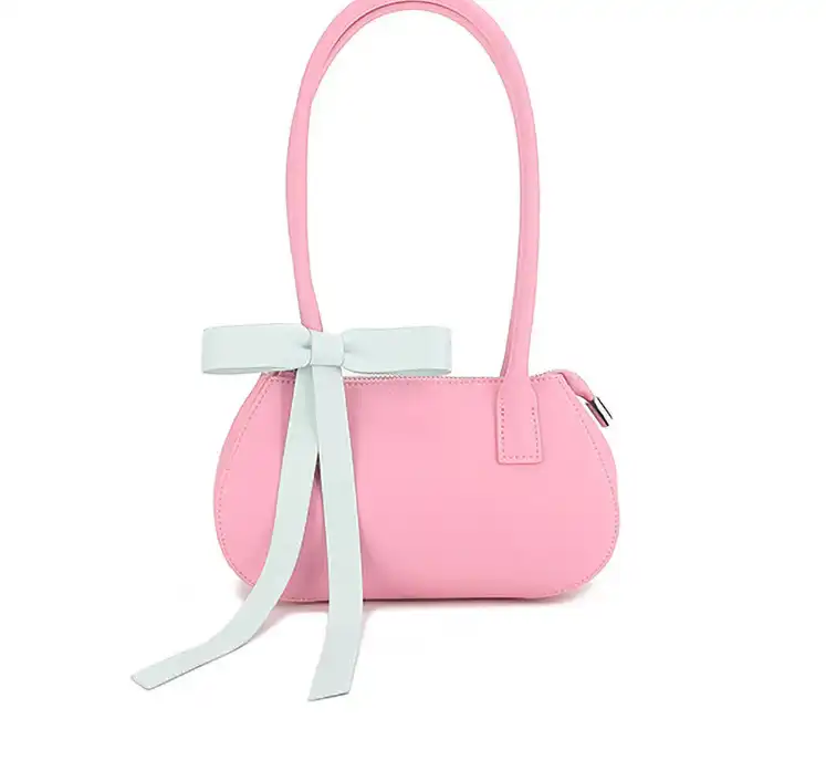 Louis vuitton locations Niche design butterfly bow underarm bag: French-style shoulder handbag