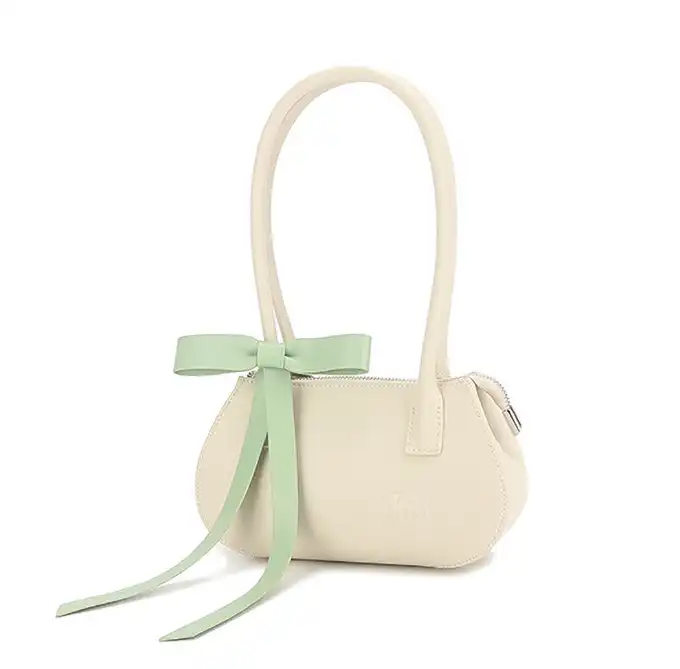 Louis vuitton locations Niche design butterfly bow underarm bag: French-style shoulder handbag