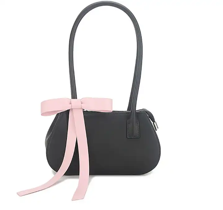 Louis vuitton locations Niche design butterfly bow underarm bag: French-style shoulder handbag