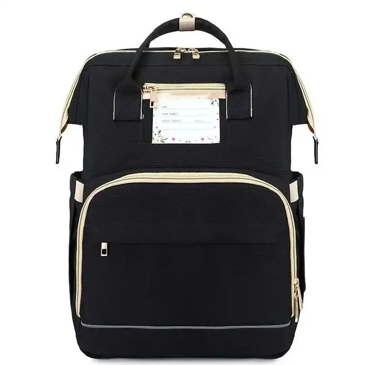 Replica bags lv Portable folding mommy backpack- multifunctional baby crib.