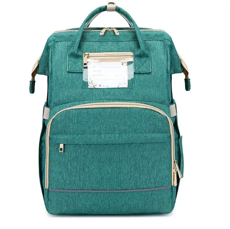 Replica bags lv Portable folding mommy backpack- multifunctional baby crib.