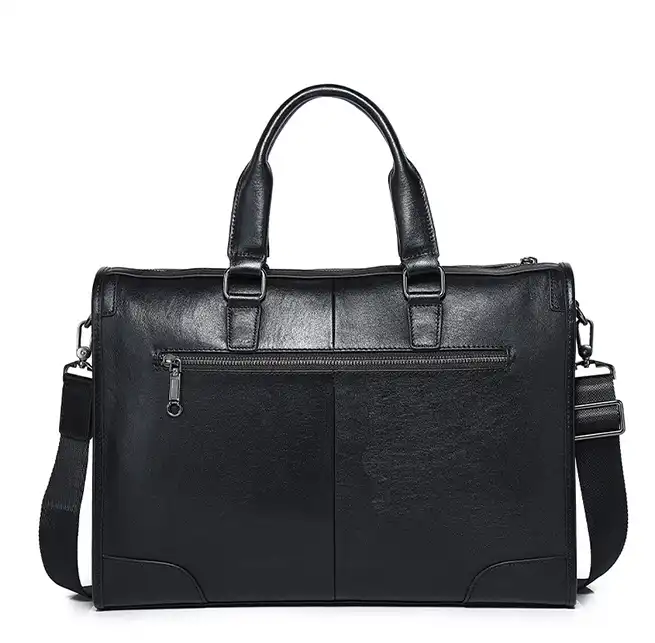 Top lv Premium Leather Business Laptop Briefcase – Top-Grain Leather Executive Handbag