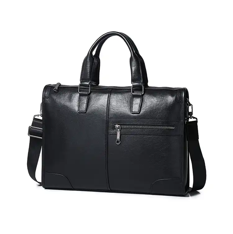 Top lv Premium Leather Business Laptop Briefcase – Top-Grain Leather Executive Handbag