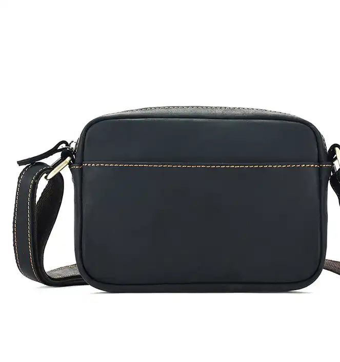 Louis vuitton locations Premium Niche Men's Crossbody Bag- Leather Single-Shoulder Bag-  Vintage Mini Messenger Bag