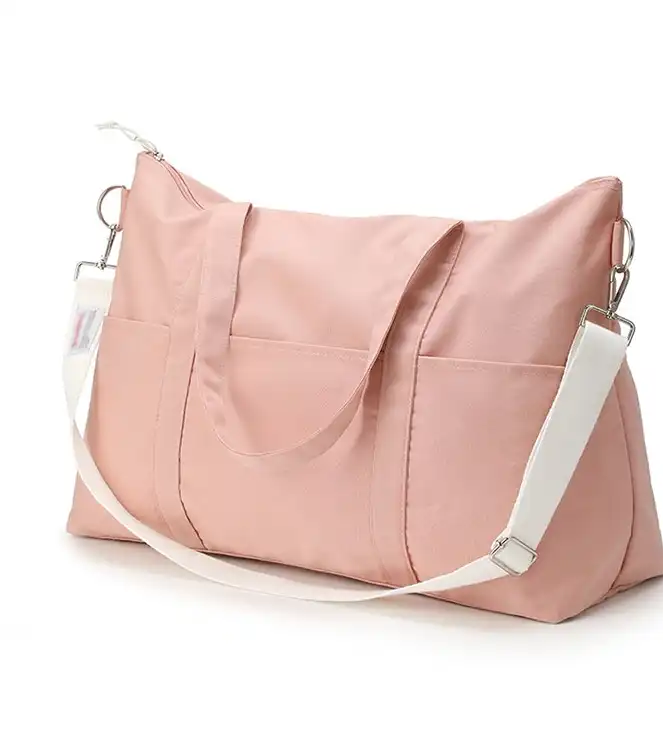 Lv belts replica Short trip luggage bag- spacious carry-on sports bag- color-blocked foldable canvas tote.