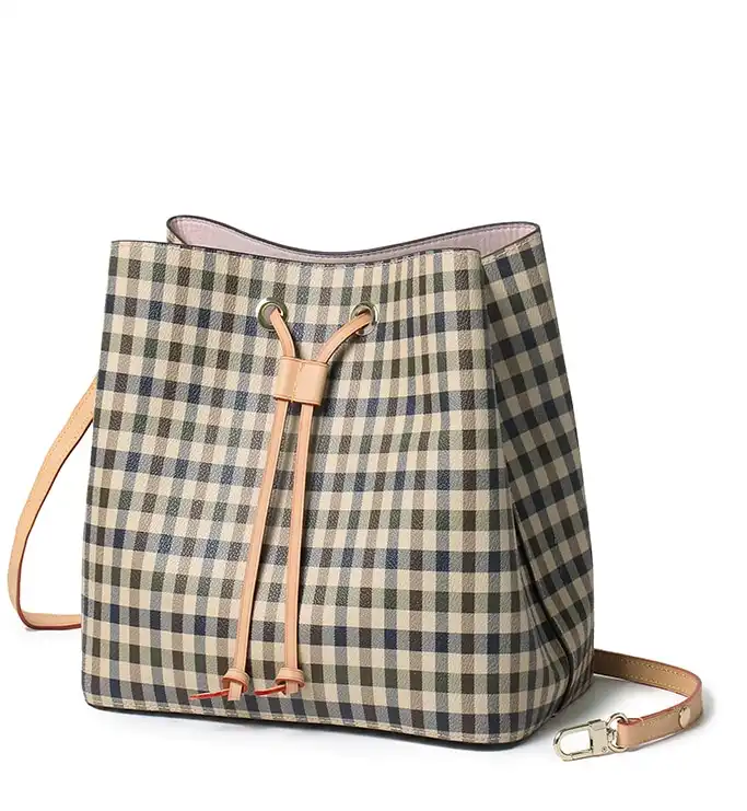Louis vuitton locations Stylish Classic Drawstring Bucket Bag- Crossbody & Shoulder