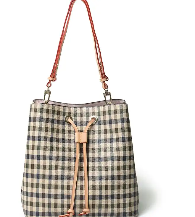 Stylish Classic Drawstring Bucket Bag- Crossbody & Shoulder