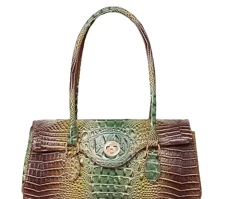 Replica bags lv Stylish croc-patterned women's bag