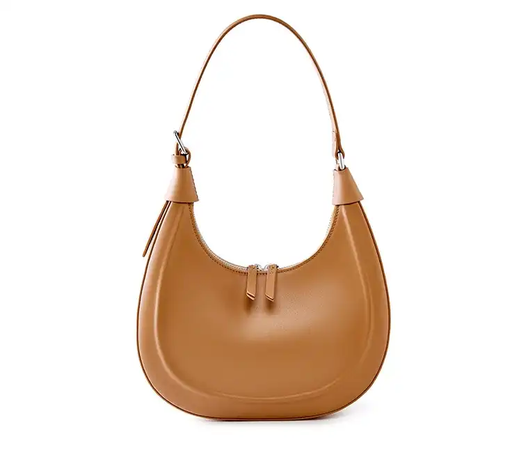 Replica bags lv Stylish leather crescent bag- trendy- casual- single shoulder- crossbody.