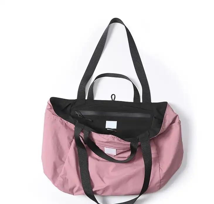 Lv belts replica Travel foldable large capacity versatile double-sided storage bag- fitness yoga business tote.
