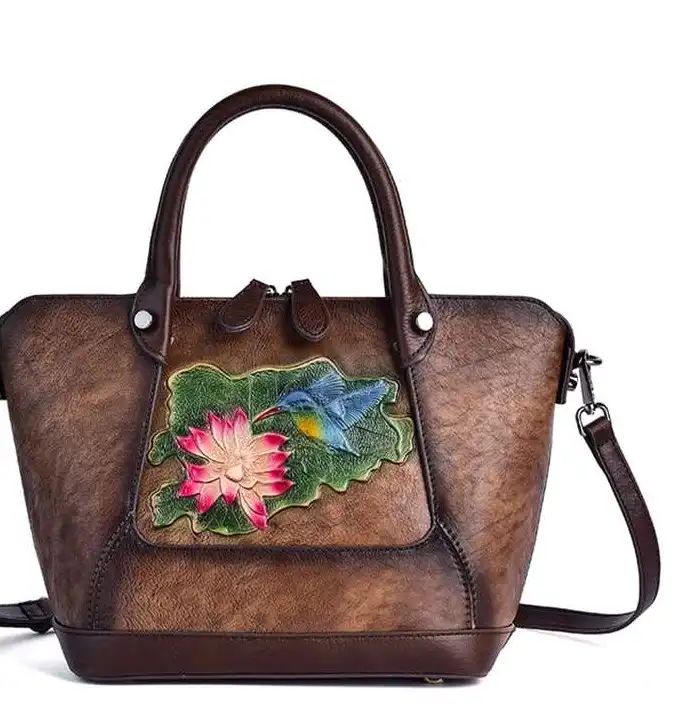 Replica bags lv Vintage Floral Handcrafted Women's Bag- Stylish & Versatile