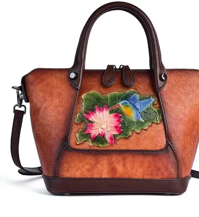 Vintage Floral Handcrafted Women's Bag- Stylish & Versatile