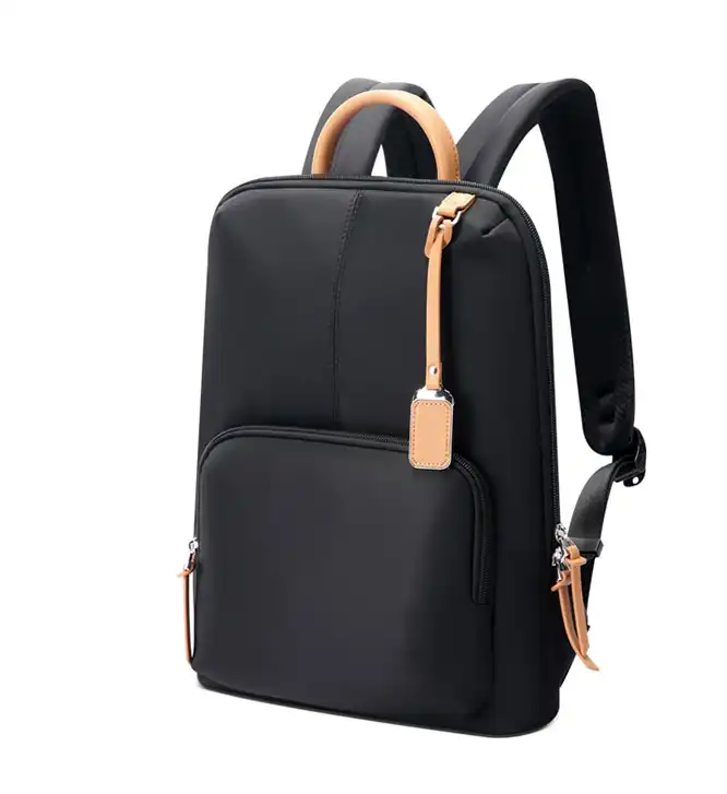 Replica bags Women Lightweight Waterproof Nylon Leather Commuter 14-Inch Laptop Backpack