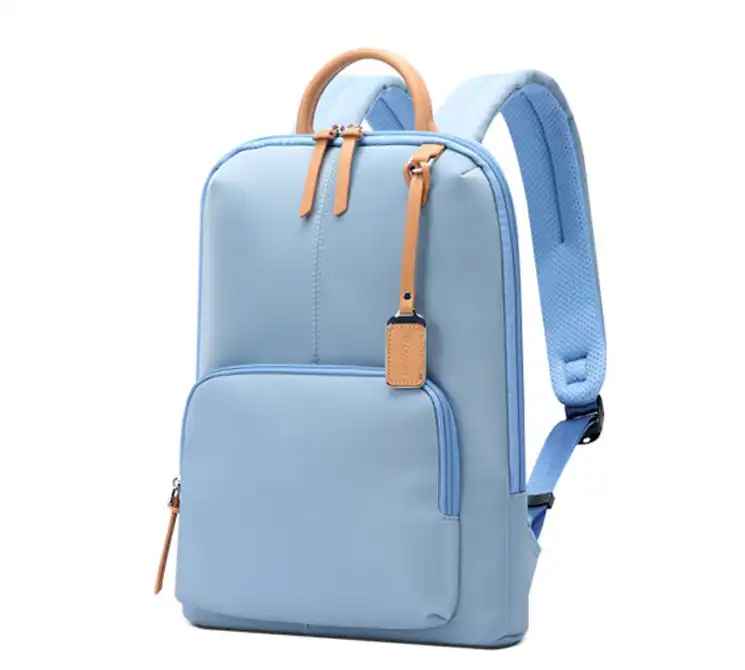Replica bags Women Lightweight Waterproof Nylon Leather Commuter 14-Inch Laptop Backpack