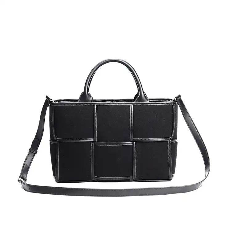 Louis vuitton locations Woven Color Block Tote: Chic Work & Shoulder Bag
