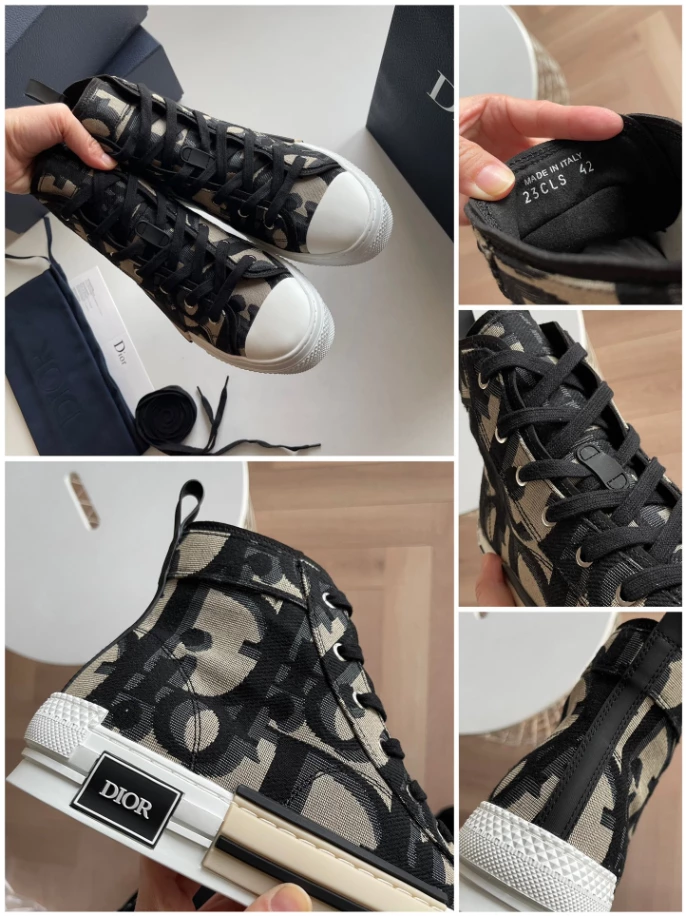 B23 HIGH-TOP SNEAKER MAXI DIOR OBLIQUE JACQUARD – CD119 BestValue 7972