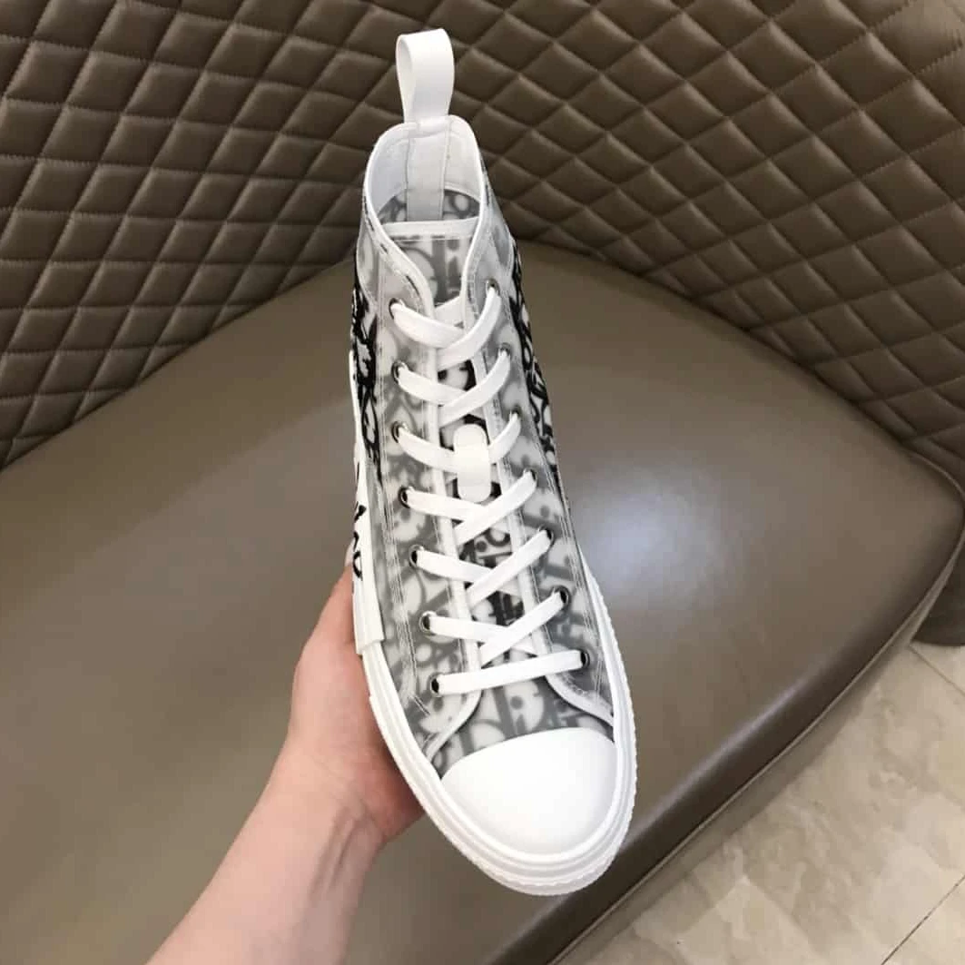 B23 HIGH-TOP SNEAKER WITH DIOR AND SHAWN BEE EMBROIDERY PATCH AllSeason 681
