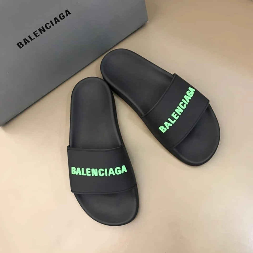 BALENCIAGA RUBBER LOGO POOL SLIDE SANDALS – BBS3 SmartChoice 1687