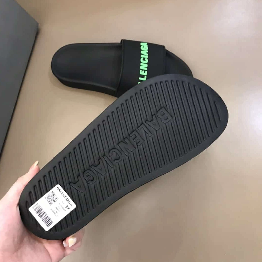BALENCIAGA RUBBER LOGO POOL SLIDE SANDALS – BBS3 SmartChoice 1687