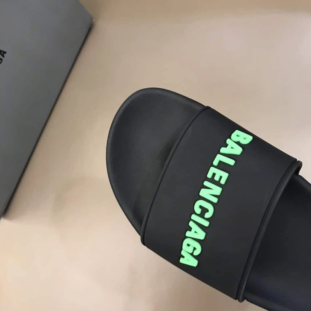 BALENCIAGA RUBBER LOGO POOL SLIDE SANDALS – BBS3 SmartChoice 1687