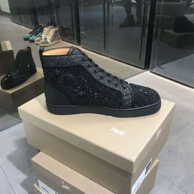 CHRISTIAN LOUBOUTIN HIGH TOP SNEAKER – CL117 Affordable 6538