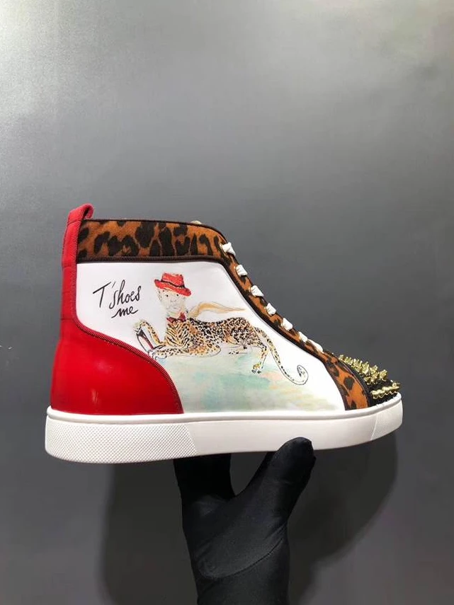 CHRISTIAN LOUBOUTIN HIGH TOP SNEAKER – CL142 WellDesigned 7628