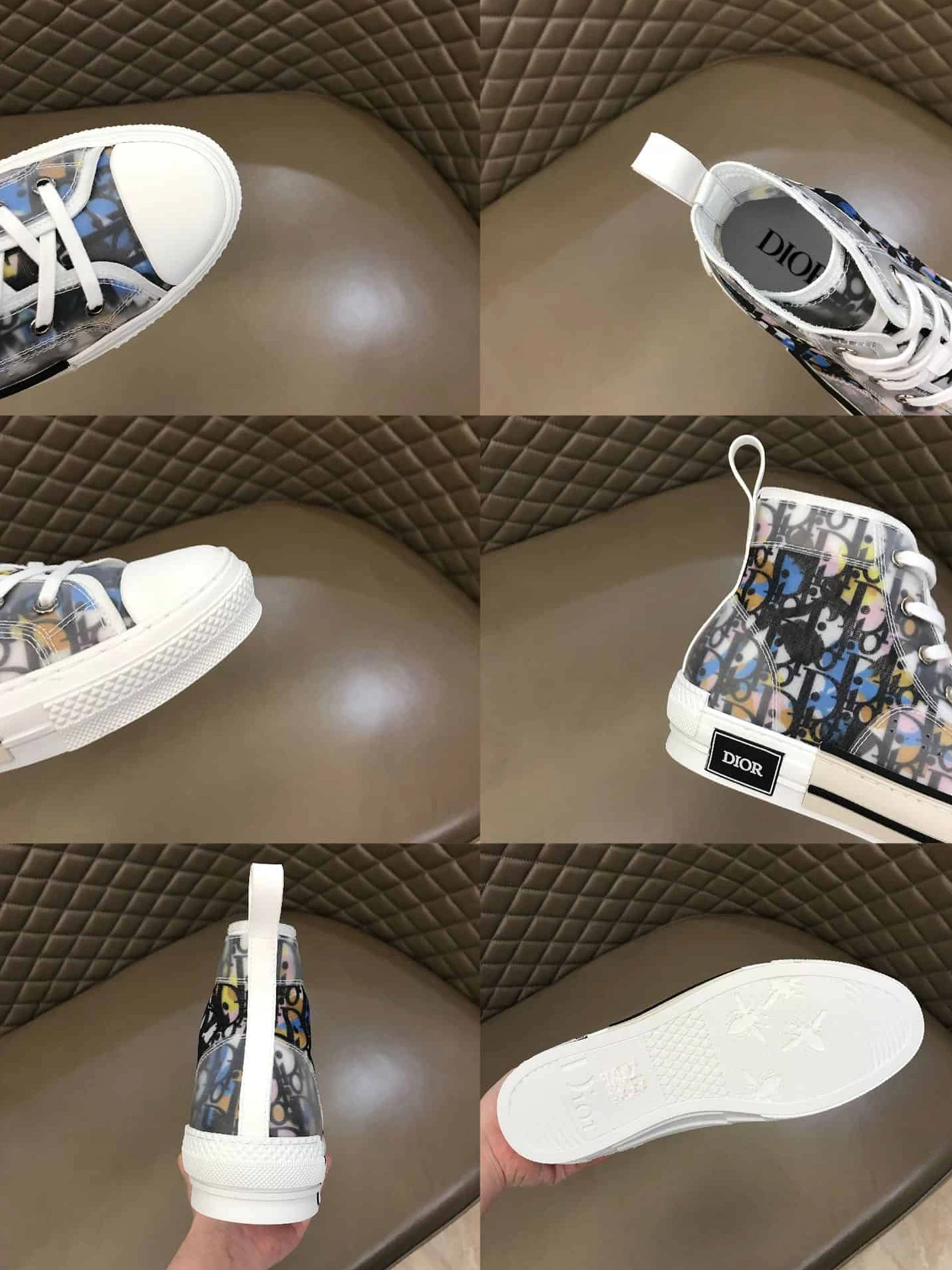 DIOR B23 HIGH TOP ALEX FOXTON OBLIQUE – CD35 StreetReady 2634