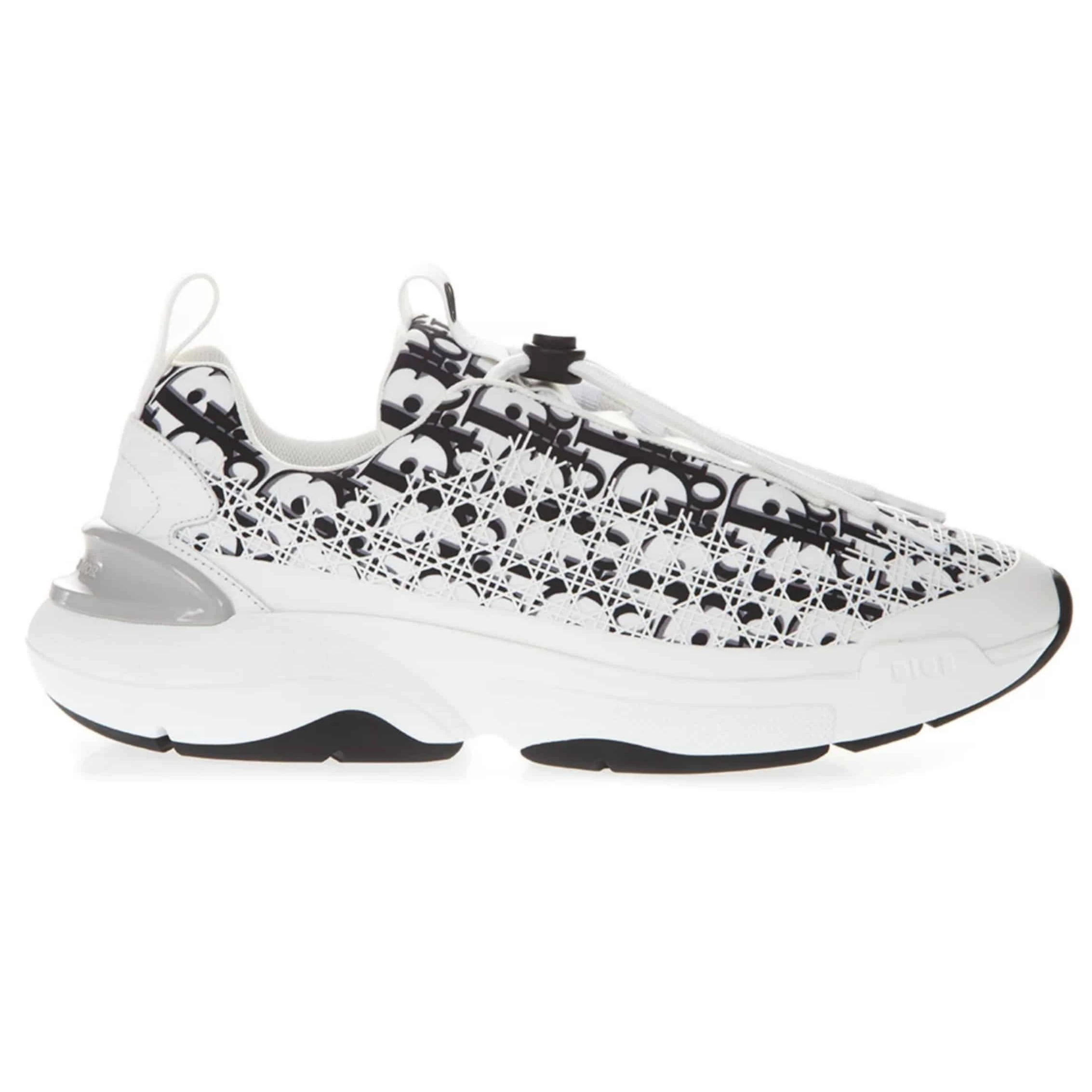 DIOR B24 CANNAGE MOTIF BLACK SNEAKER – CD21 Popular 7429