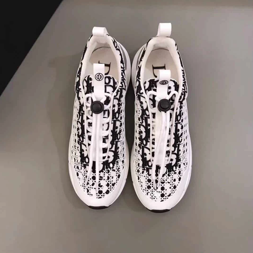 DIOR B24 CANNAGE MOTIF BLACK SNEAKER – CD21 Popular 7429