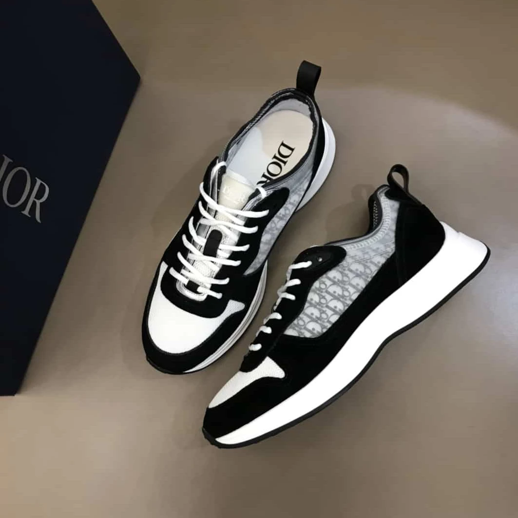 DIOR B25 OBLIQUE BLACK SUEDE RUNNER – CD37 TopPick 5281